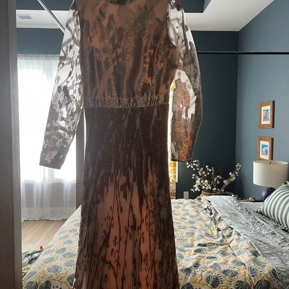 Jonathan Simkhai NWT metallic cocktail dress - Picture 2 of 6